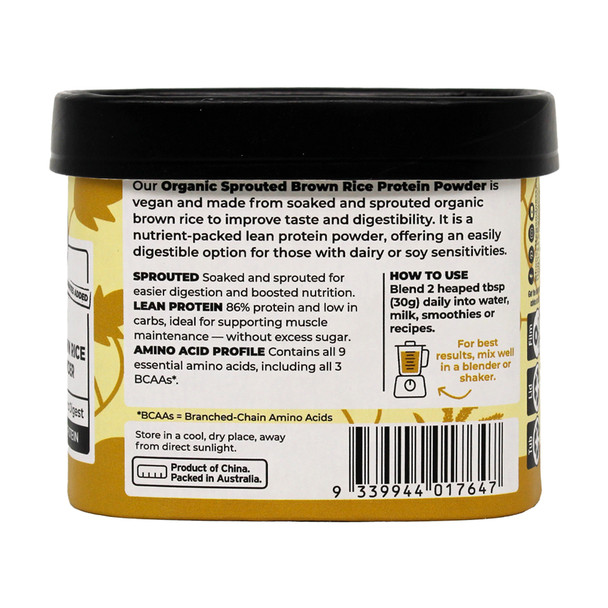 Sprouted Brown Rice Powder Protein 150g | Honest to Goodness Sprouted Brown Rice Powder Protein 150g | Honest to Goodness