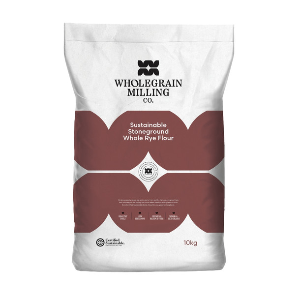 Sustainable Stoneground Whole Rye Flour 10KG | Honest to Goodness