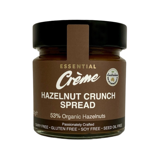 Essential Crème Hazelnut Crunch Spread 200g | Honest to Goodness Essential Crème Hazelnut Crunch Spread 200g | Honest to Goodness