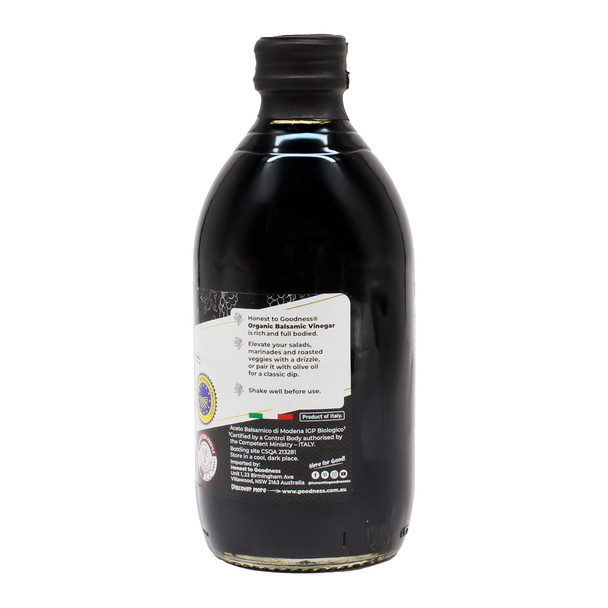 Organic Balsamic Vinegar 500ml | Honest to Goodness