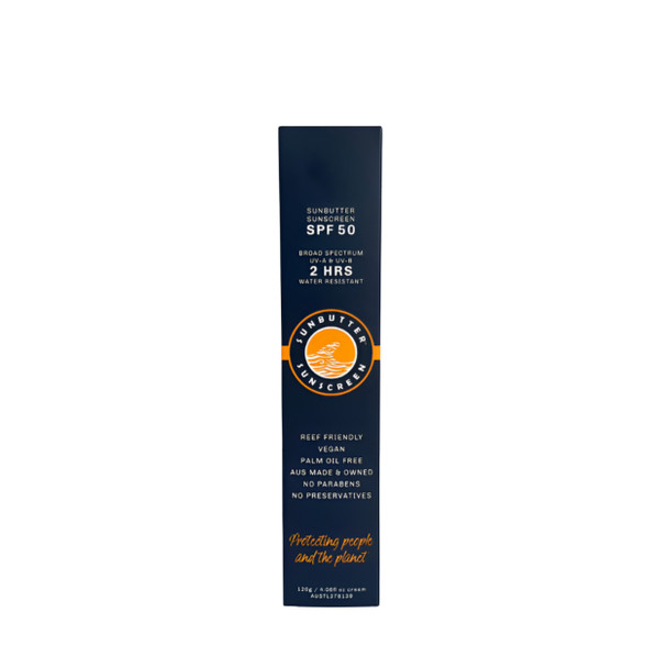 SunButter Skincare - SPF50 Sunscreen Tube 120g | Honest to Goodness