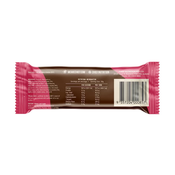 Chief Thankful Bar - Choc Berry 30g | Honest to Goodness