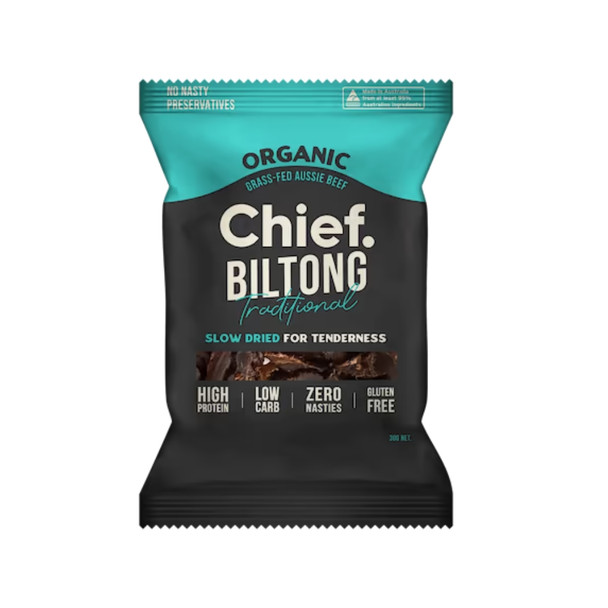 Chief Traditional Beef Biltong 90g | Honest to Goodness