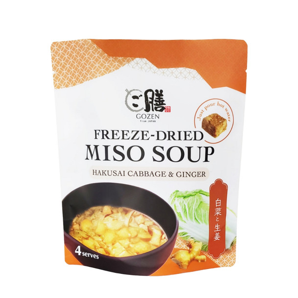 Gozen FD Miso Soup Hakusai Cabbage & Ginger | Honest to Goodness