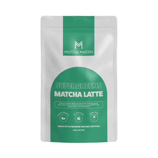 Matcha Maiden Supergreens Matcha Latte 150g | Honest to Goodness