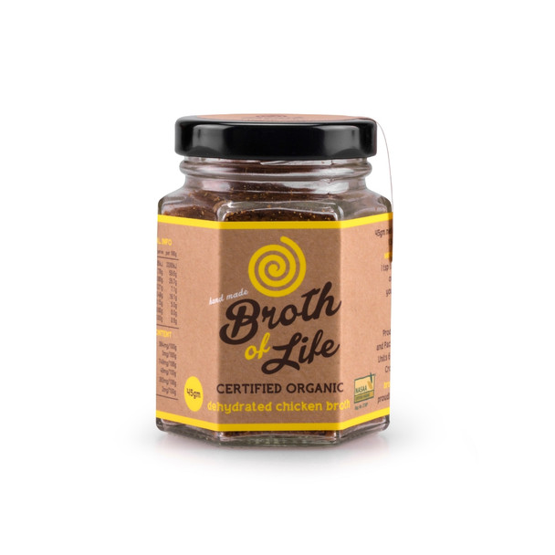 Organic Dehydrated Chicken Bone Broth 45g | Honest to Goodness