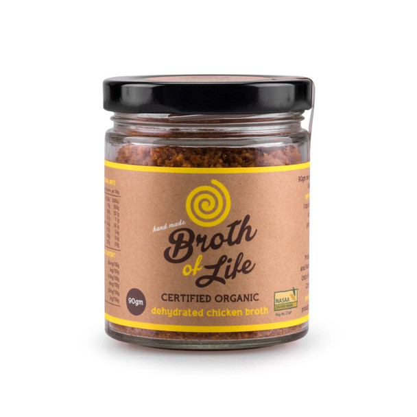 Organic Dehydrated Chicken Bone Broth (Jar) 90g | Honest to Goodness