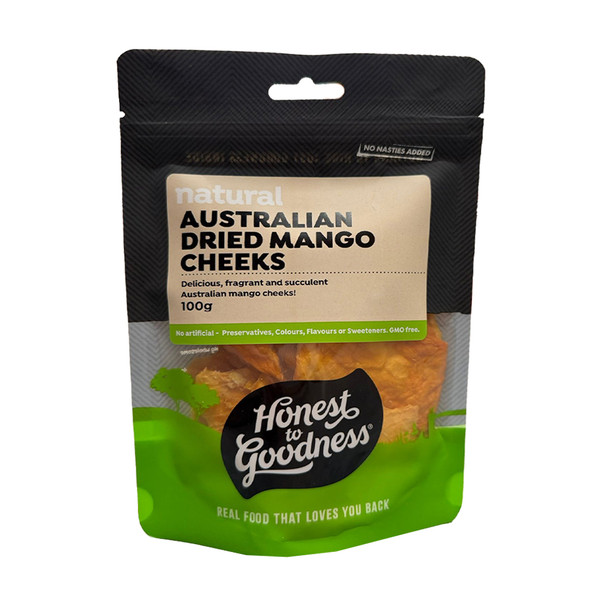 Australian Dried Mango Cheeks 100g | Honest to Goodess