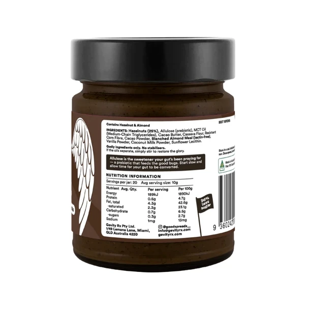 Gevity Goodtello Hazelnut Spread 200g | Honest to Goodness