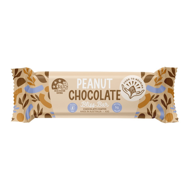 Bliss Bar Choc Peanut 40g | Honest to Goodness