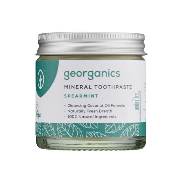 Georganics Mineral-Rich Toothpaste Spearmint 60ml | Honest to Goodness