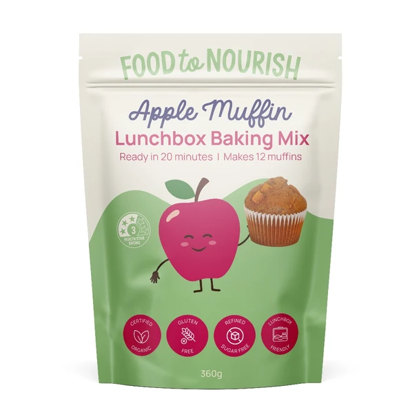 Lunchbox Baking Mix Apple Cinnamon Muffin 360g | Honest to Goodness