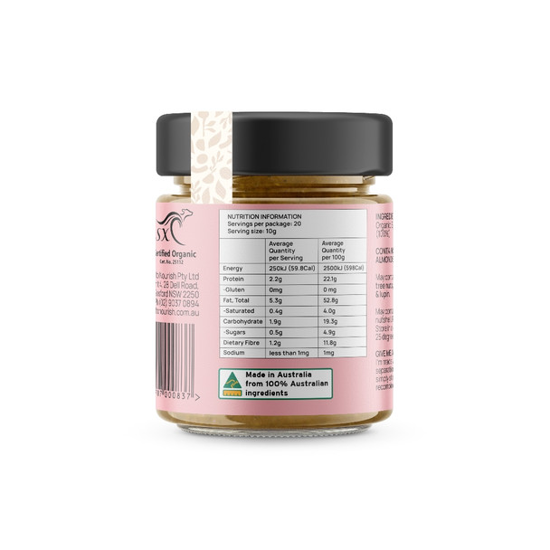 Organic Sprouted Almond Spread 200g | Honest to Goodness