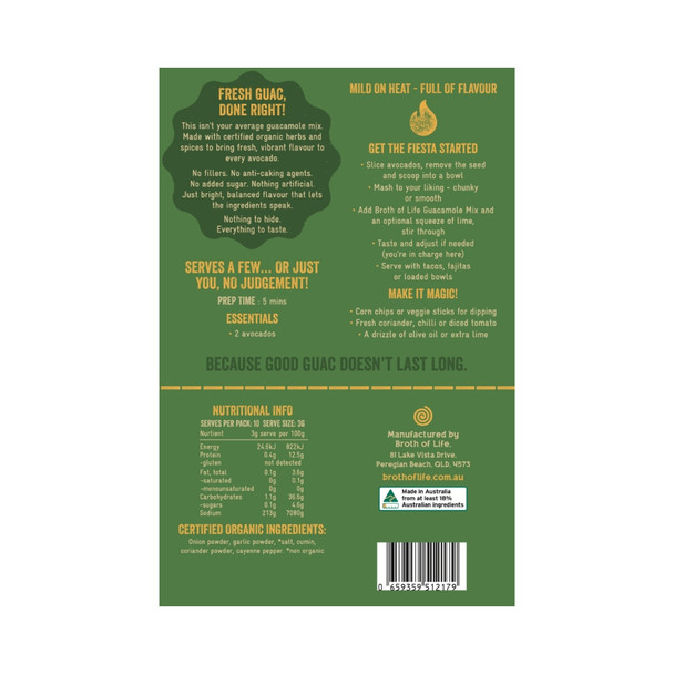 Organic Guacamole Spice Mix | Honest to Goodness