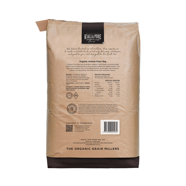 Organic Heritage Wheat Artisan Flour 5KG | Honest to Goodness