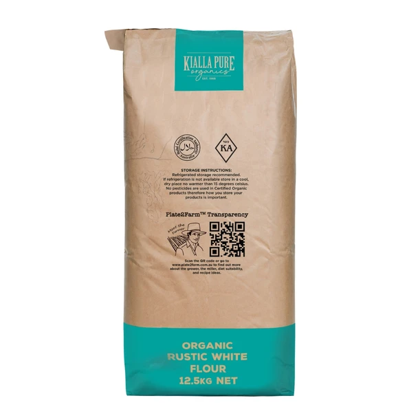 Organic Rustic White Flour 12.5KG | Honest to Goodness