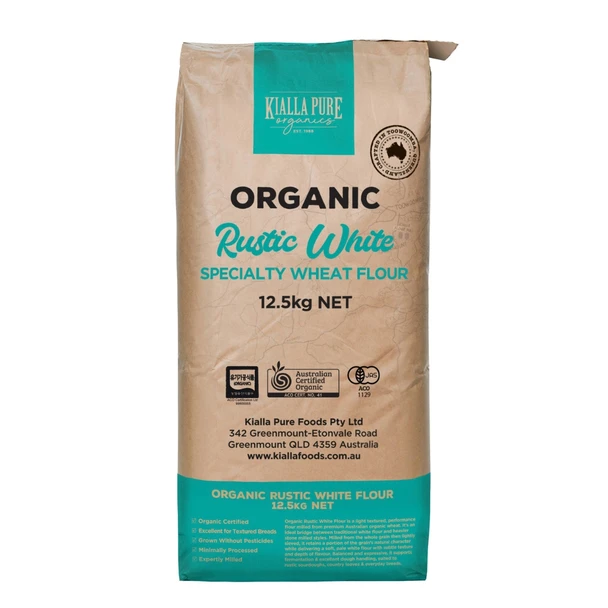Organic Rustic White Flour 12.5KG | Honest to Goodness