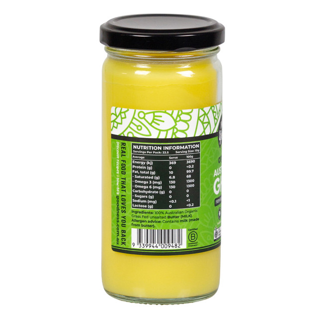 Organic Australian Ghee 500ml | Honest to Goodness Australia