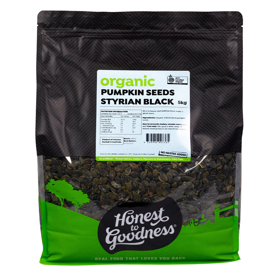 Organic Pumpkin Seeds Styrian Black 200g