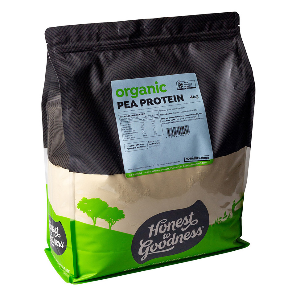 Organic Pea Protein 20KG Honest to Goodness Australia