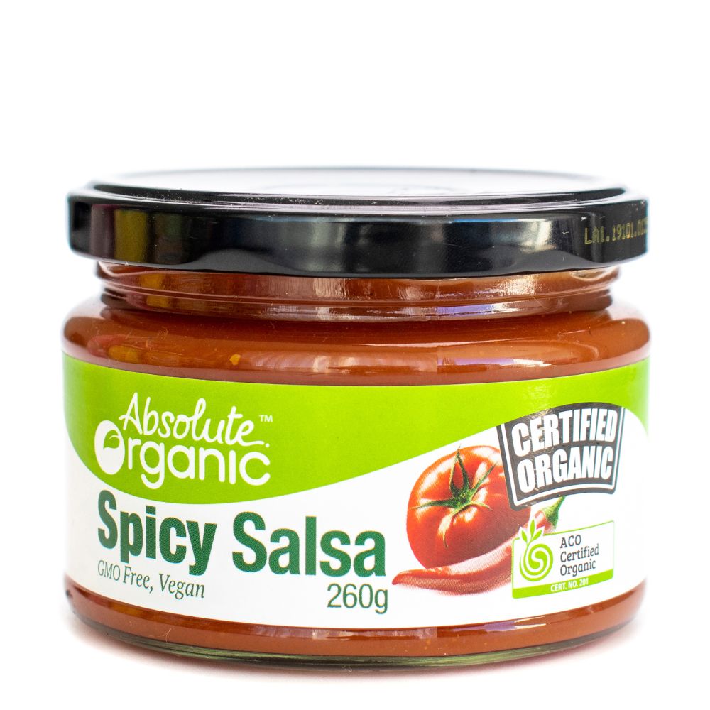 Organic-Spicy-Salsa-260g-Front