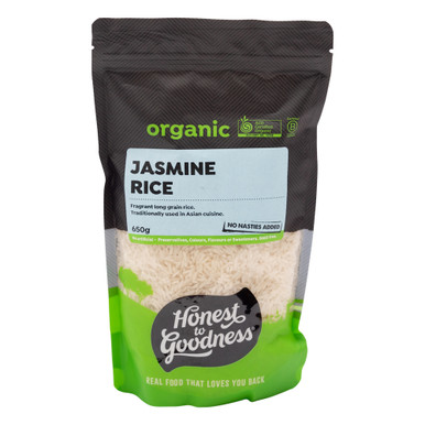 Organic Jasmine Rice 650g | Honest to Goodness Australia