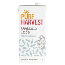 Organic Rice Milk - Unsweetened 1L 12 PACK