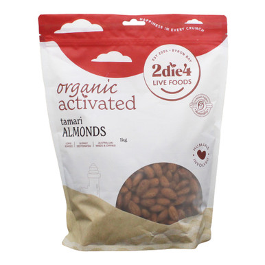 Activated Organic Tamari Almonds 1kg | Honest to Goodness