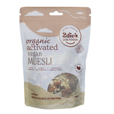 Activated Organic Vegan Muesli 300g | Honest to Goodness