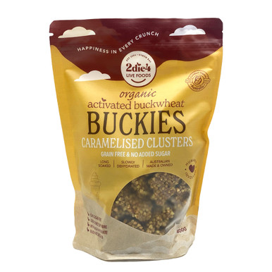 Activated Organic Buckies - Caramelised Clusters 400g | 2Die4 Live Foods