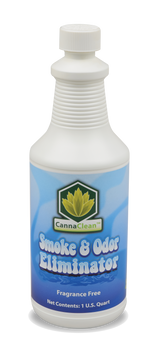 CannaClean Smoke and Odor eliminator quart bottle