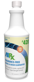 Airx RX 420 Fragrance-Free Smoke and Odor Eliminator Quart Bottle