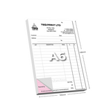 A6 Pad One Colour - 2 Part