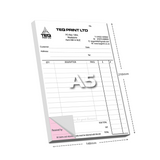 A5 Pad One Colour - 2 Part