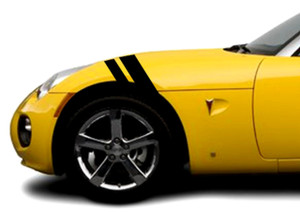 2" & 3" Vinyl Fender Hash Bar RACING STRIPES (fits Pontiac SOLSTICE)