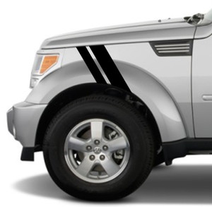 2" & 3" Fender Hash Bar Vinyl RACING STRIPES (fits Dodge NITRO)