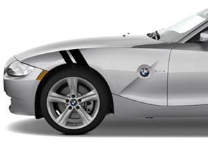 2" & 3" Fender Hash Bar Vinyl RACING STRIPES Decal (fits BMW Z4)