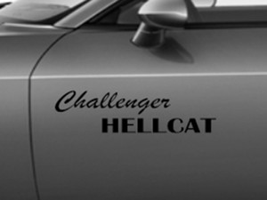  Challenger Hellcat Decal Racing Stripes Decal 20 x 5.25, fits Challenger