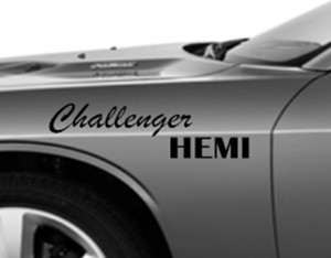 Challenger Hemi Decal Racing Stripes Decal 20 x 5.25, fits Dodge Challenger