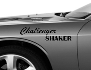 Challenger Shaker Decal Racing Stripes Decal 20 x 5.25, fits Dodge Shaker