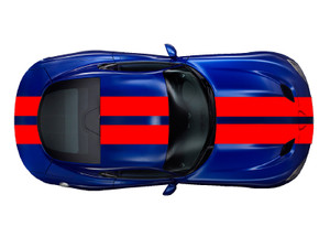 10" Double Vinyl Rally RACING STRIPES - Fits Dodge Viper