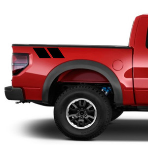 6"x6" Fender Hash Bar Vinyl RACING STRIPES (fits Ford F150 F250 F350)