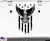 American Flying Eagle Flag Hood Door Vinyl Decal Truck Jeep Car 21" x 33" (Fits Jeep Wrangler)