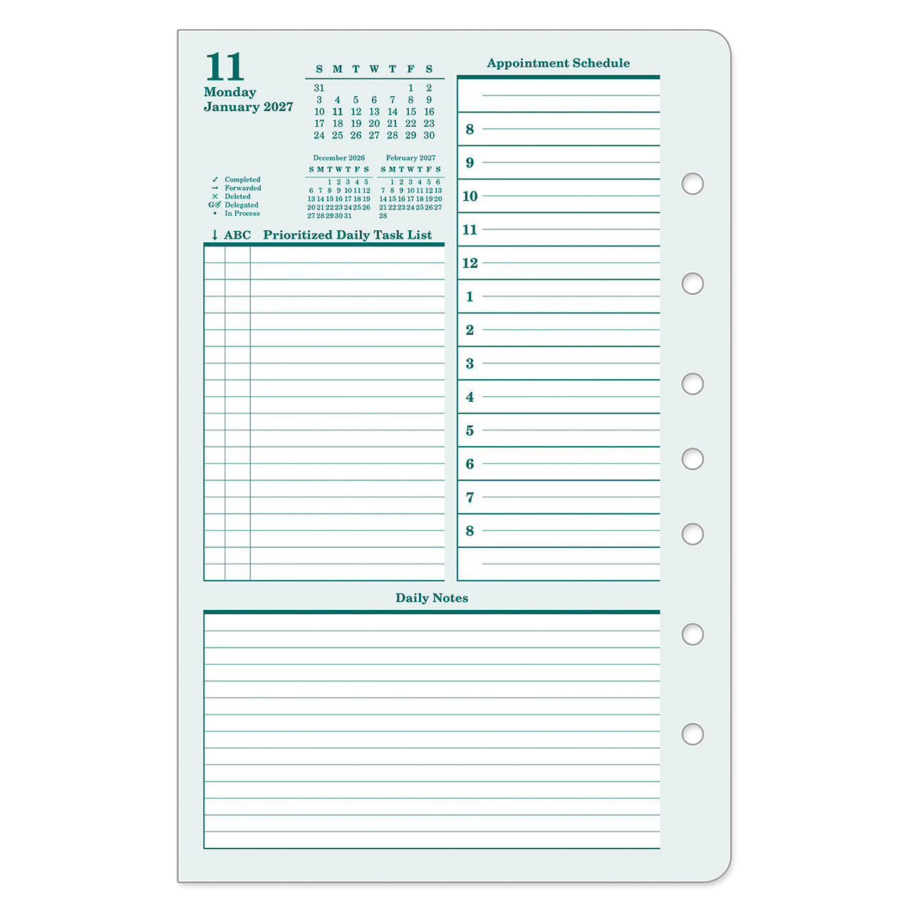 Original One Page Per Day Ring-bound Planner - Franklin Planner