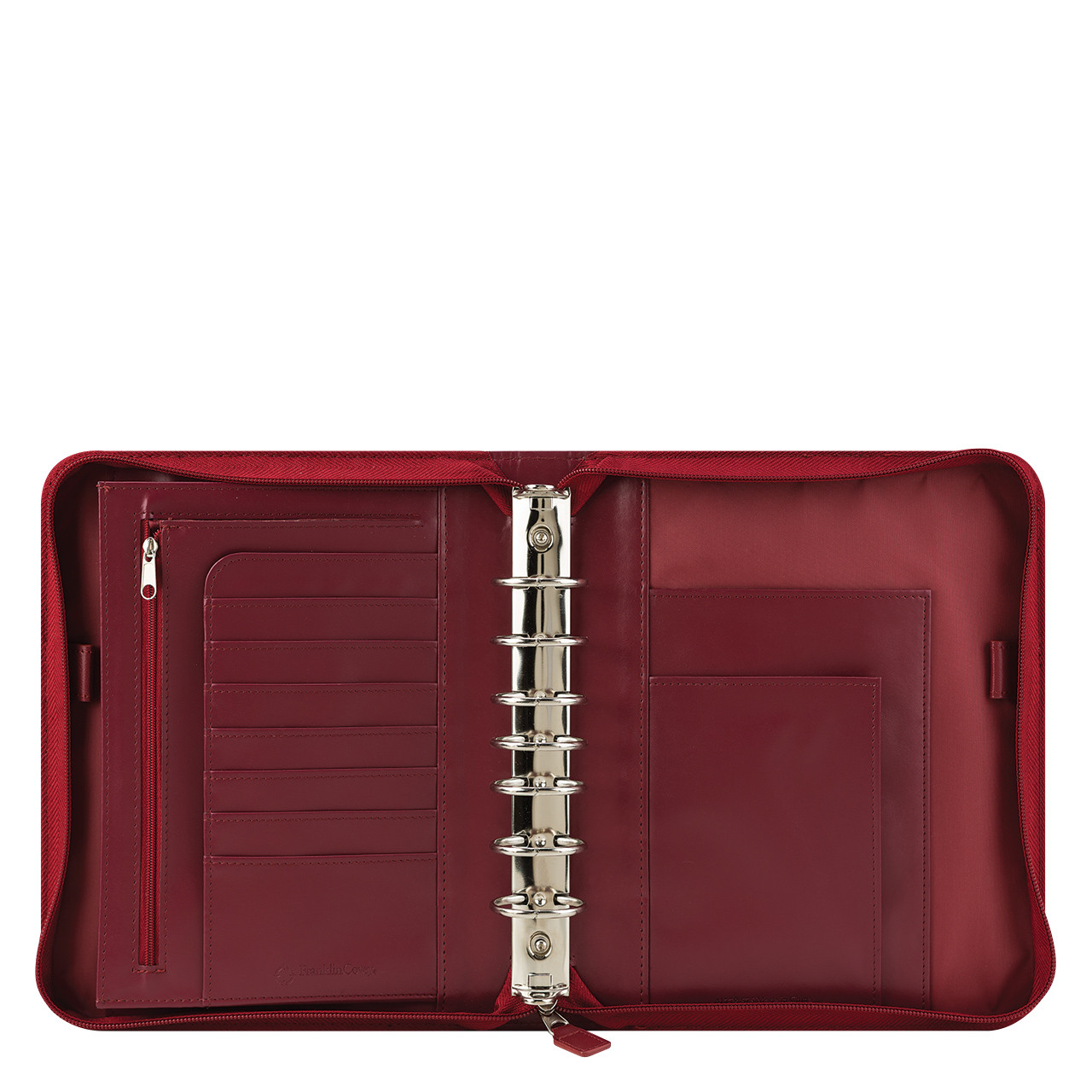 FC Signature Leather Zipper Binder - Franklin Planner