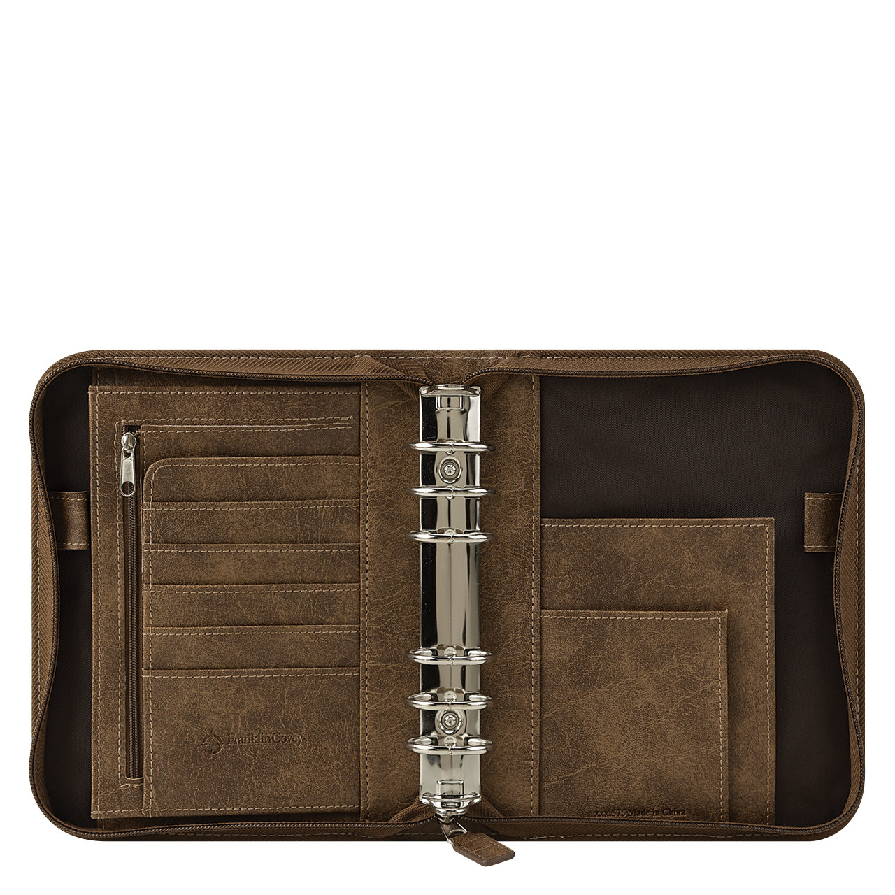 FranklinCovey FCシグネチャーバインダー レザー プランナー用ジッ Nappa Leather Zipper Binder - Franklin Planner