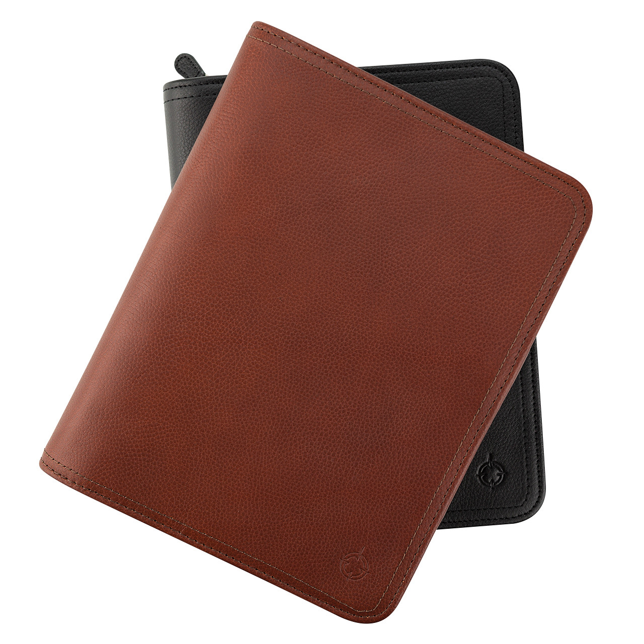 Franklincovey Classic FC Signature Leather Zipper Binder - Red