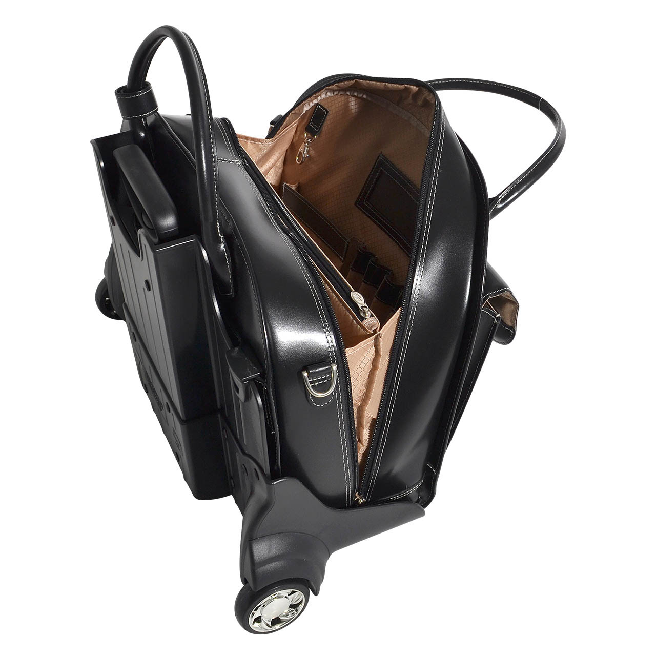 Glen Ellyn Detachable-Wheeled Ladies Briefcase - Franklin Planner