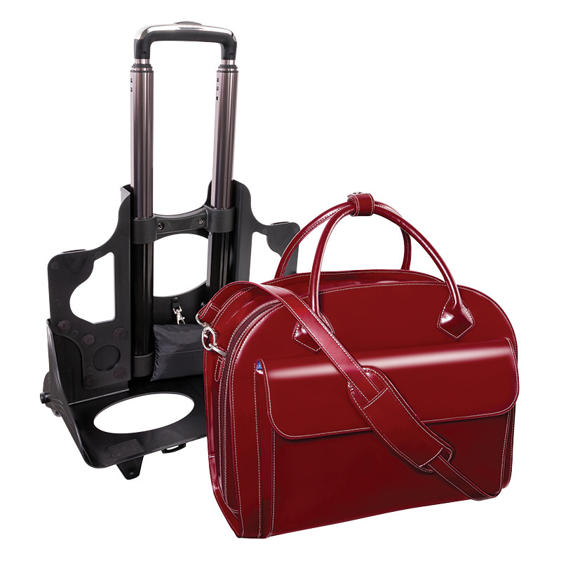 Glen Ellyn Detachable-Wheeled Ladies Briefcase - Franklin Planner
