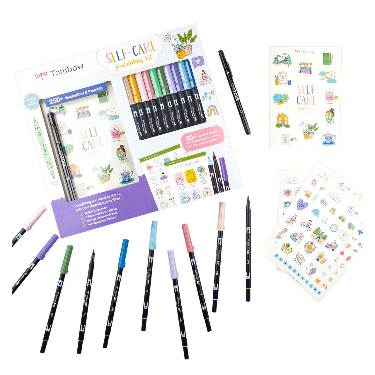Colorful Self Care Club Journaling Kit – See Amy Draw